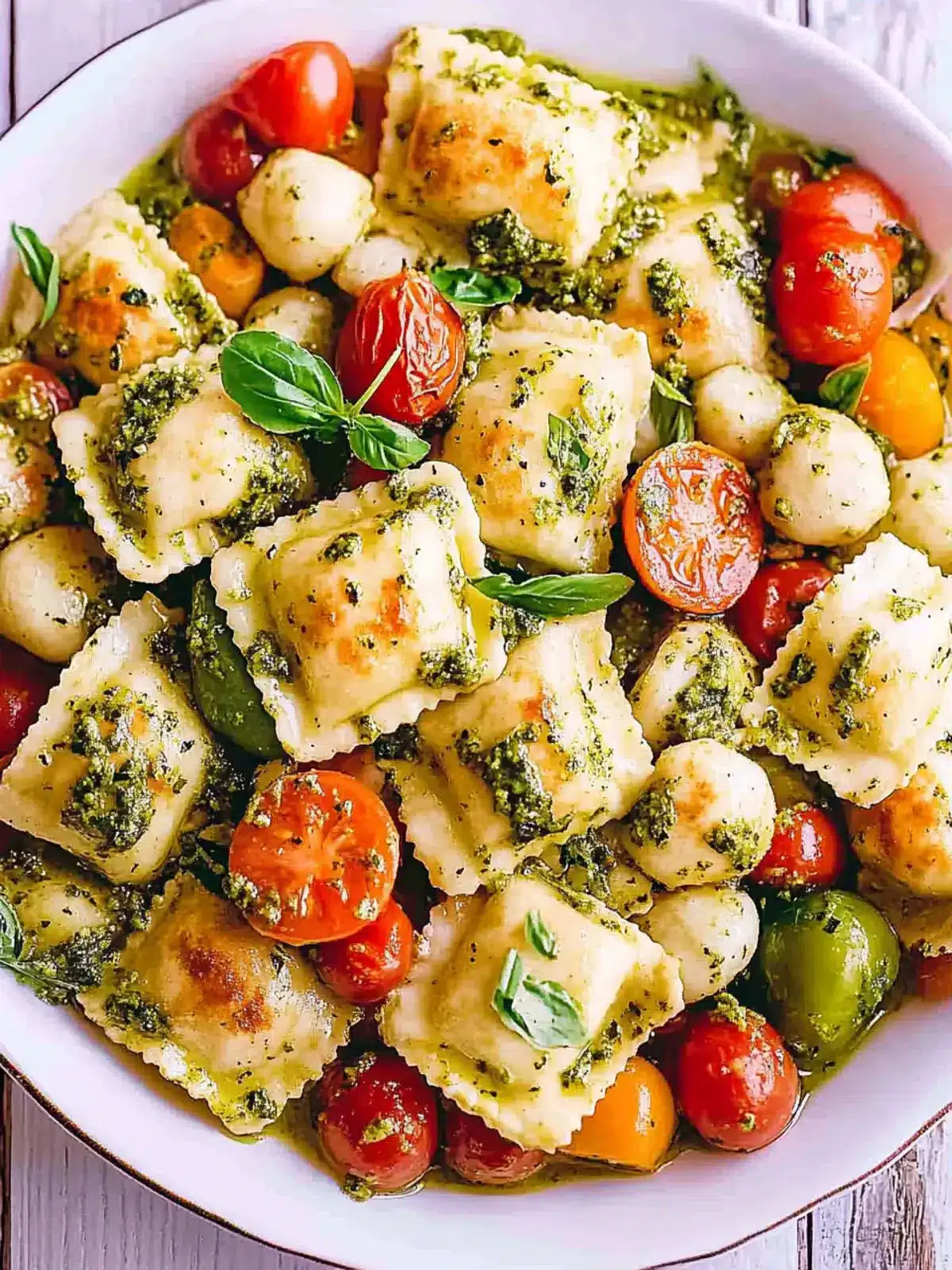 Delicious Pesto Ravioli and Vegetables in Just 30 Minutes 3 Pesto Ravioli and Vegetables
