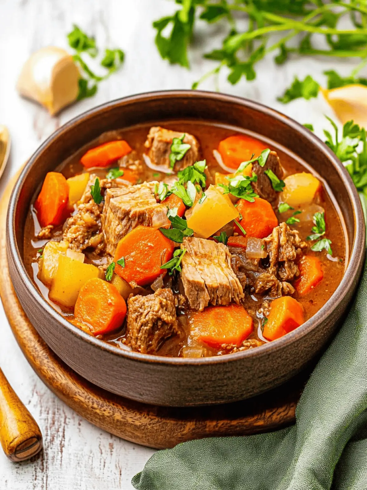 Cozy Up with Hearty Vegetable Beef Stew for Chilly Nights 4 Vegetable Beef Stew
