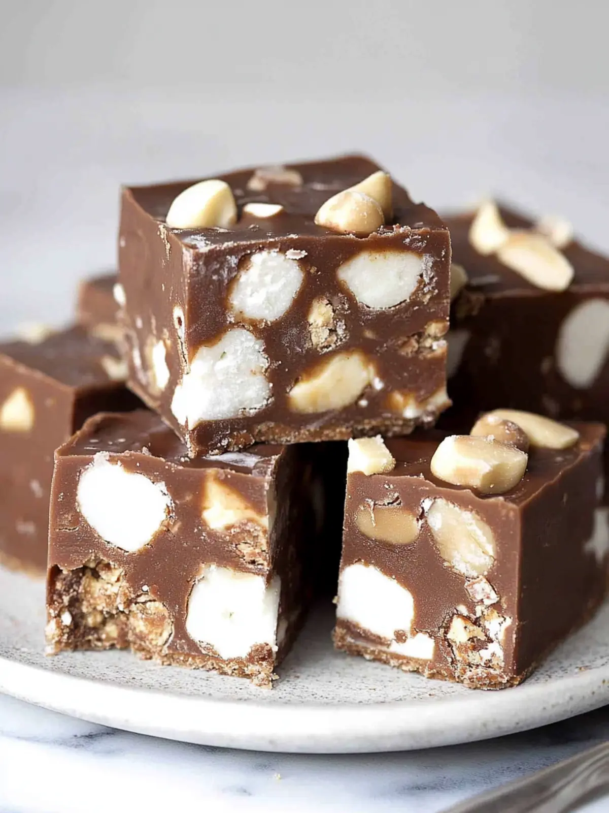 Decadent Rocky Road Fudge Ready in Just 10 Minutes 3 Rocky Road Fudge
