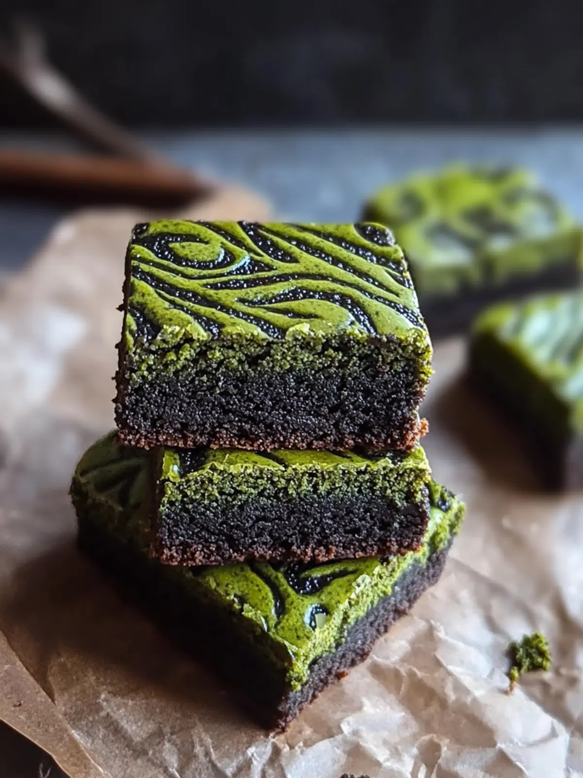 Chewy Black Sesame Matcha Brownies: A Unique Nutty Delight 3 Chewy Black Sesame Matcha Brownies