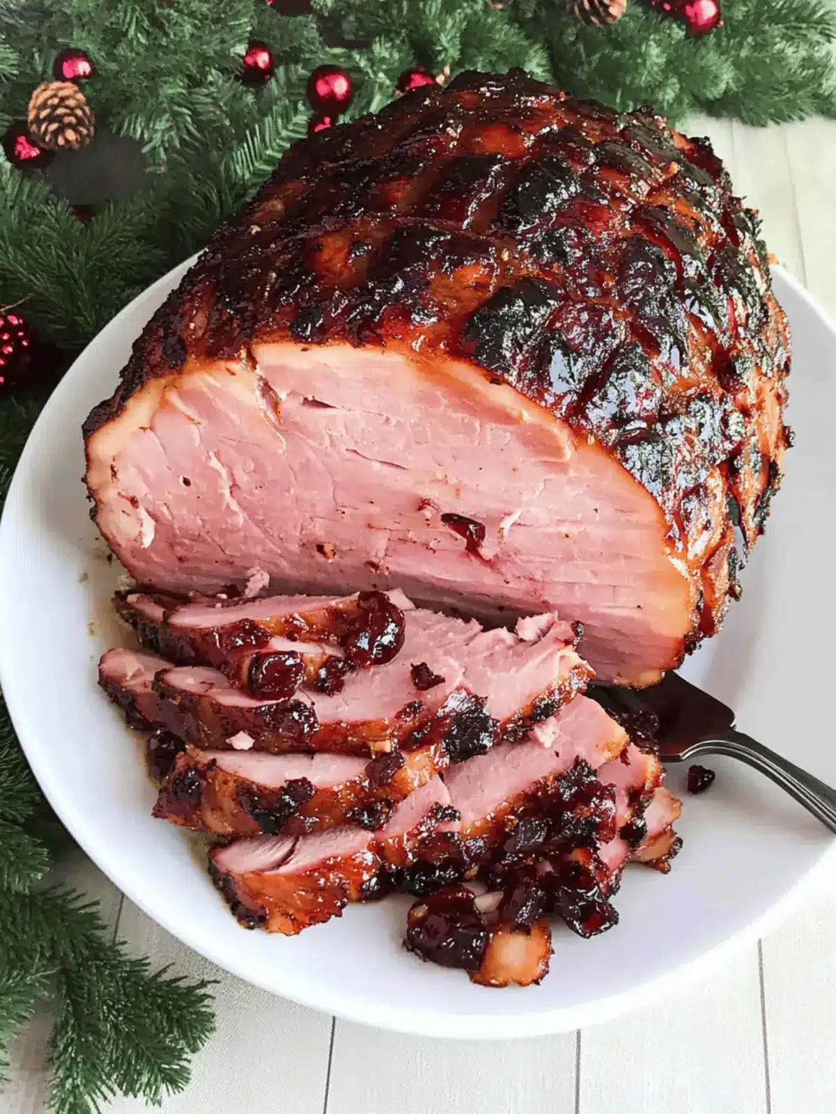 Cranberry Glazed Christmas Ham: Effortless Holiday Delight 2 Cranberry Glazed Christmas Ham