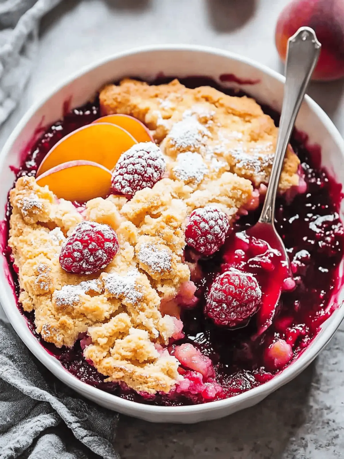 Irresistible Easy Peach and Raspberry Cobbler Recipe for Summer 4 Easy Peach and Raspberry Cobbler