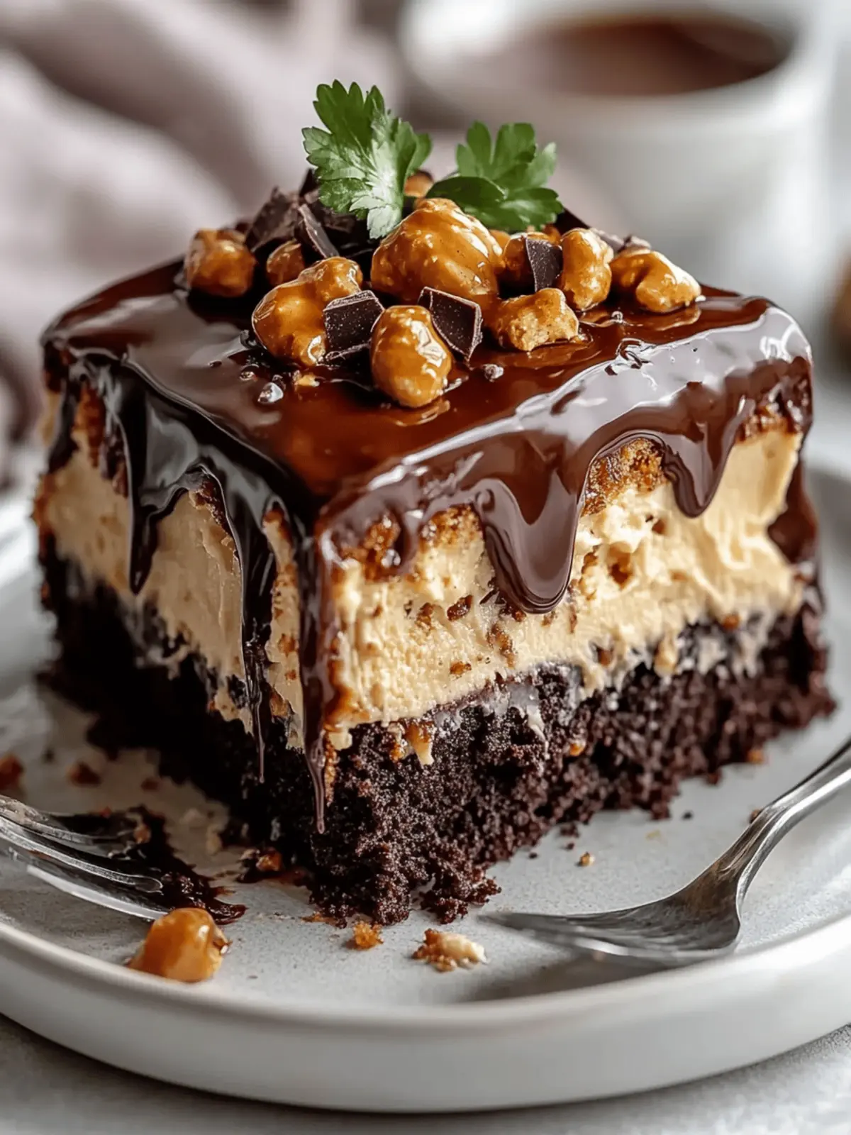 Irresistible Chocolate Peanut Butter Poke Cake Recipe You ll Love 3 Irresistible Chocolate Peanut Butter Poke Cake Recipe