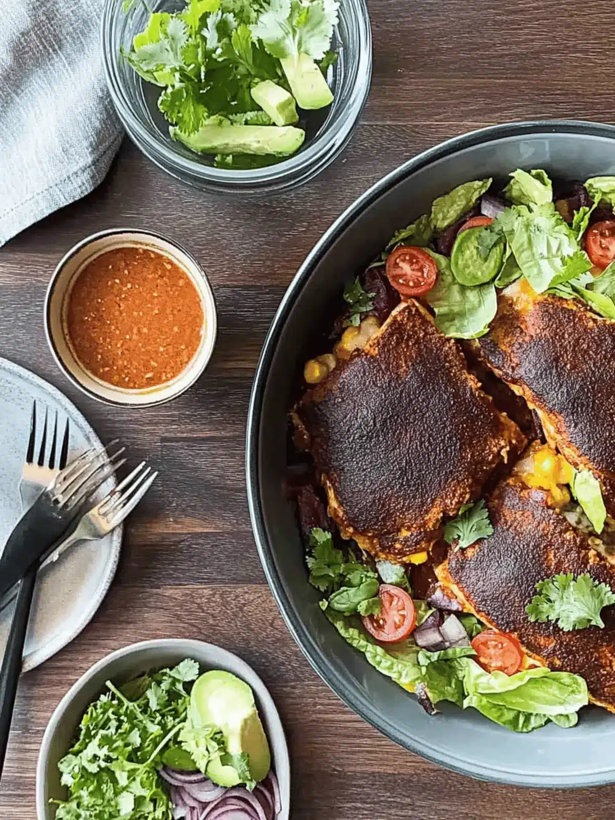 Sweet and Spicy Vegan Enchilada Casserole for Cozy Nights 4 Sweet and Spicy Vegan Enchilada Casserole