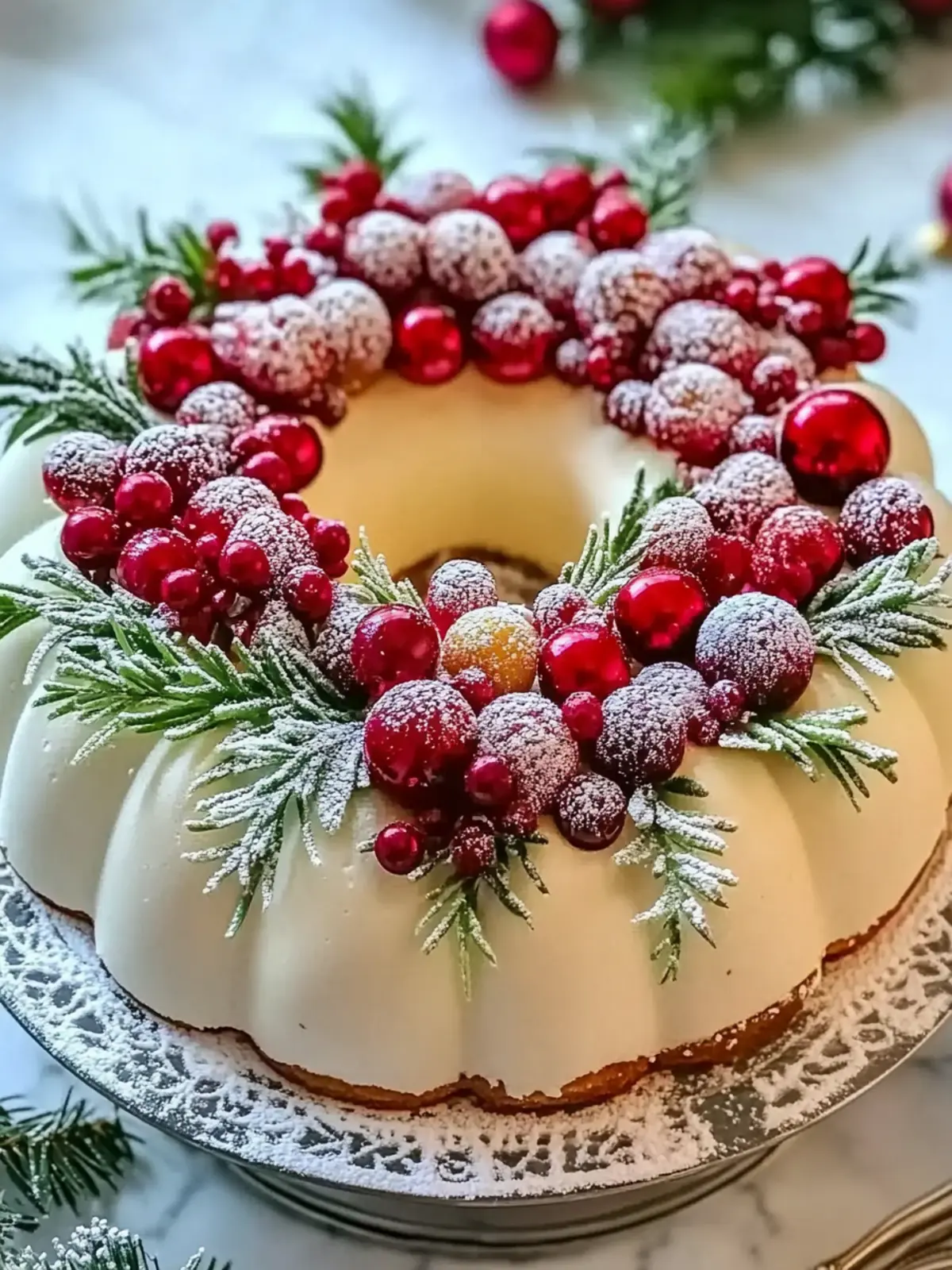 Christmas Wreath Cake Your Must-Have Festive Showstopper 2 Christmas Wreath Cake A Festive Showstopper for Your Holiday Table