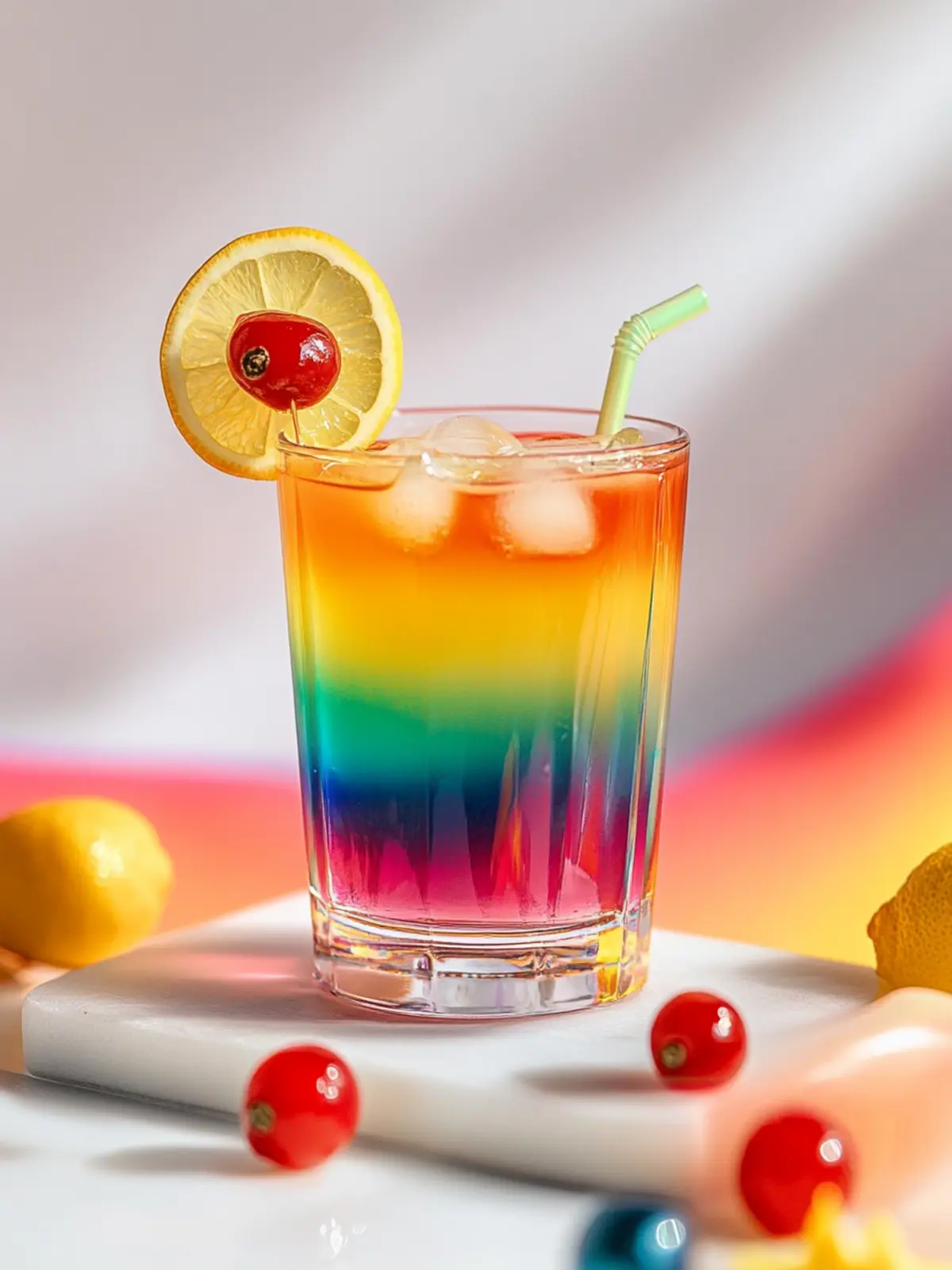 Vibrant Rainbow Shots: Simple 3-Ingredient Party Delight 4 Rainbow Shots