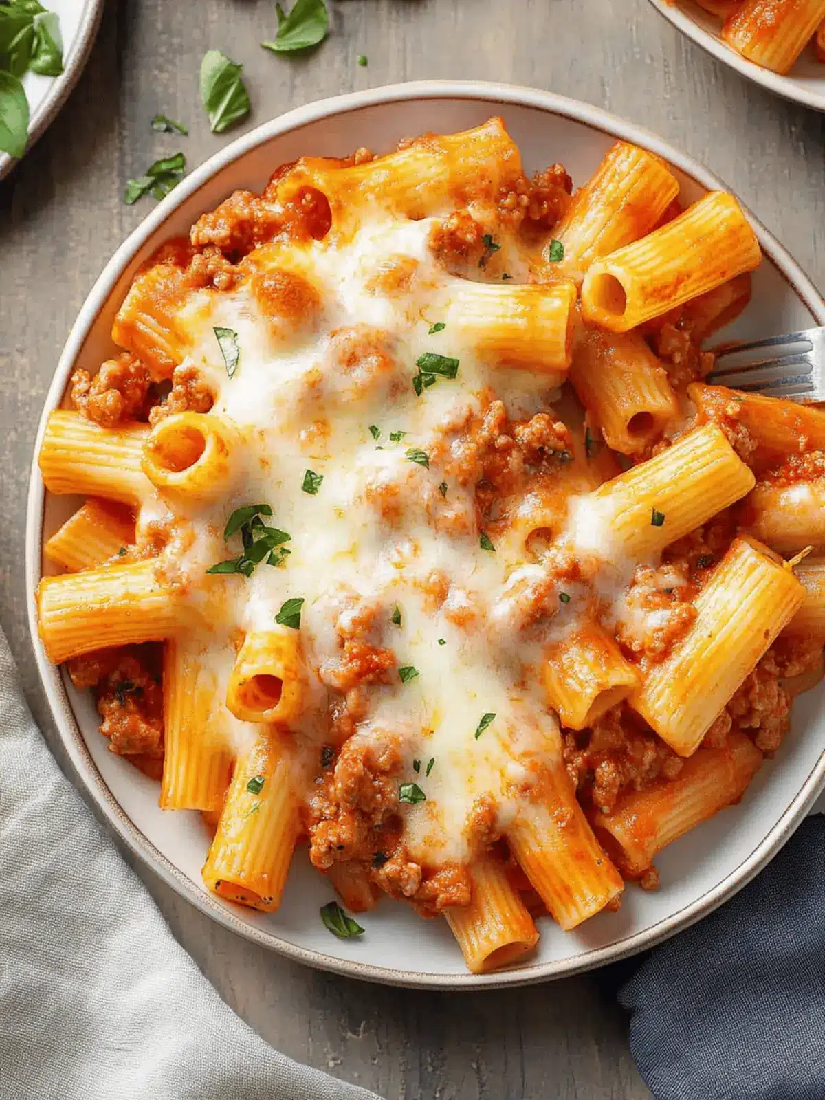 Delicious Ground Turkey Baked Rigatoni in Just 45 Minutes 4 Ground Turkey Baked Rigatoni