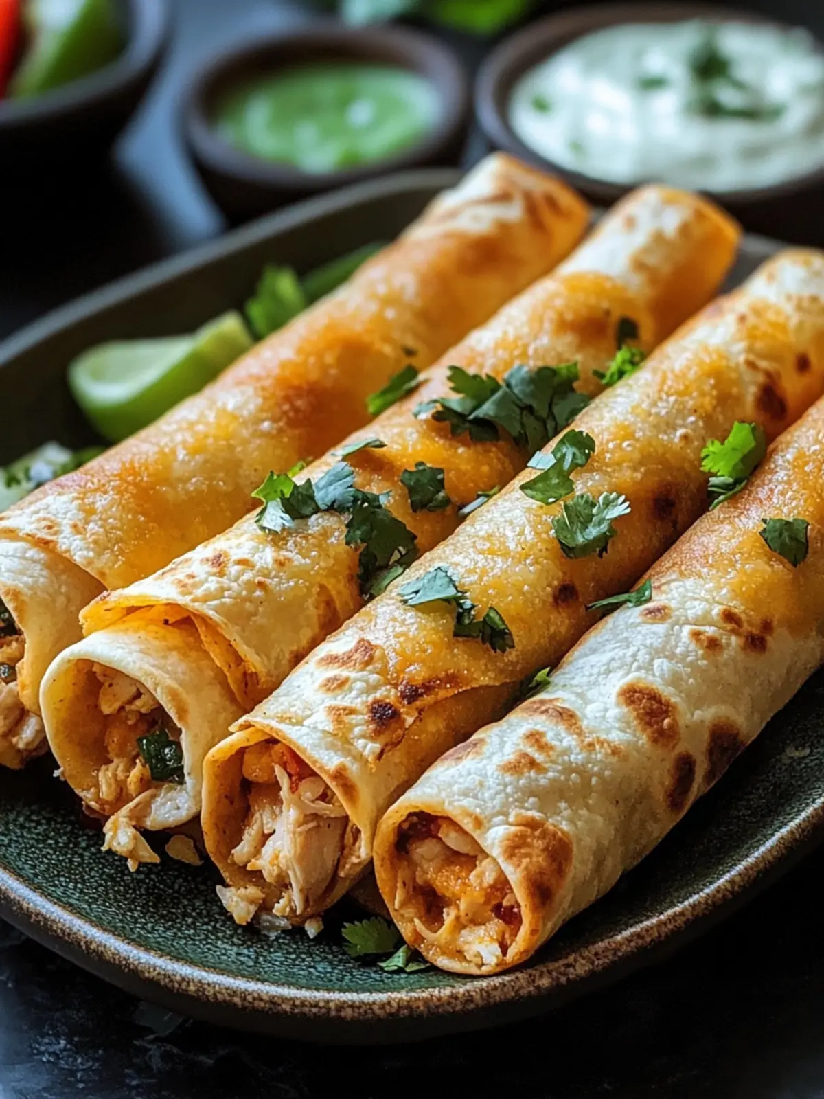 Crispy Chicken Taquitos: Your New Favorite Healthy Snack 4 Crispy Chicken Taquitos