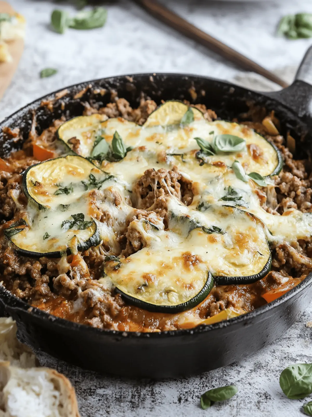 Savory Easy Zucchini Casserole with Ground Beef Low-Carb Delight 2 Savory Easy Zucchini Casserole with Ground Beef Low-Carb Delight