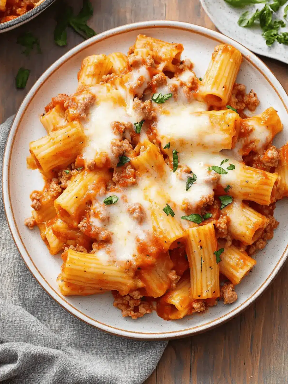Delicious Ground Turkey Baked Rigatoni in Just 45 Minutes 2 Ground Turkey Baked Rigatoni