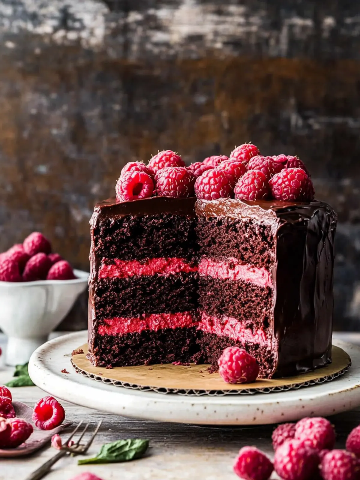 Decadent Chocolate Raspberry Cake for Every Celebration 3 Chocolate Raspberry Cake