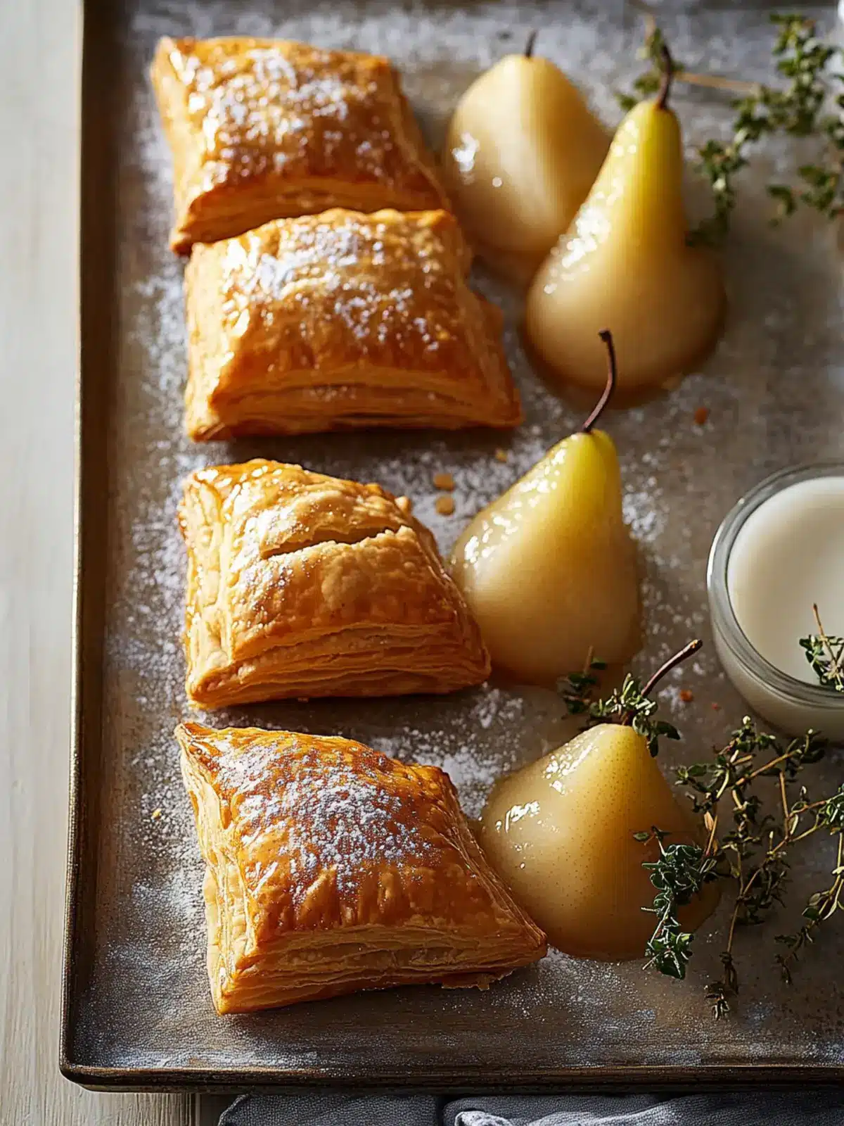 Decadent Poached Pears Puff Pastry for Effortless Elegance 3 Poached Pears Puff Pastry