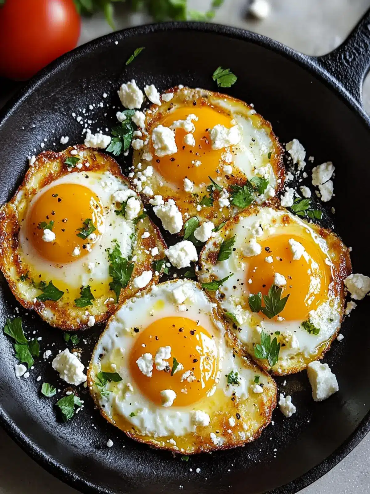 Delicious Crispy Feta Fried Eggs for a Perfect Breakfast Boost 2 Crispy Feta Fried Eggs