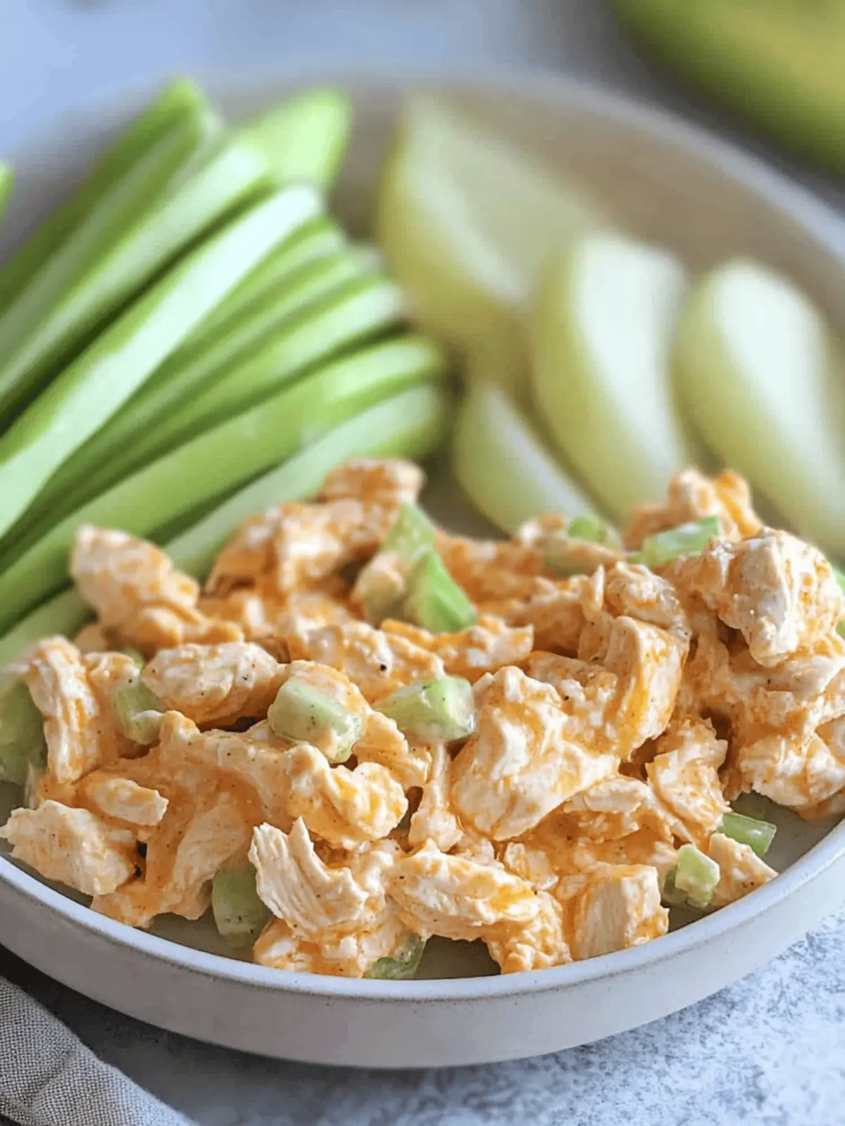 High Protein Buffalo Chicken Salad That's Healthy & Easy 3 High Protein Buffalo Chicken Salad (Healthy, Easy)