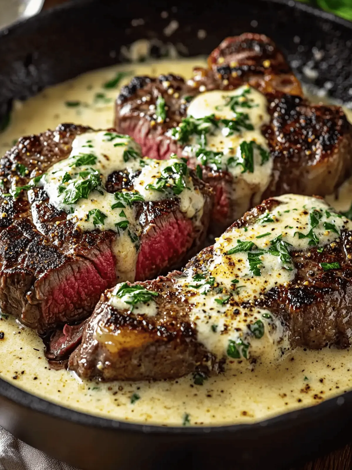 Mastering Garlic Butter Steak With Parmesan Cream Sauce Bliss 4 Mastering Garlic Butter Steak With Parmesan Cream Sauce: A Guide