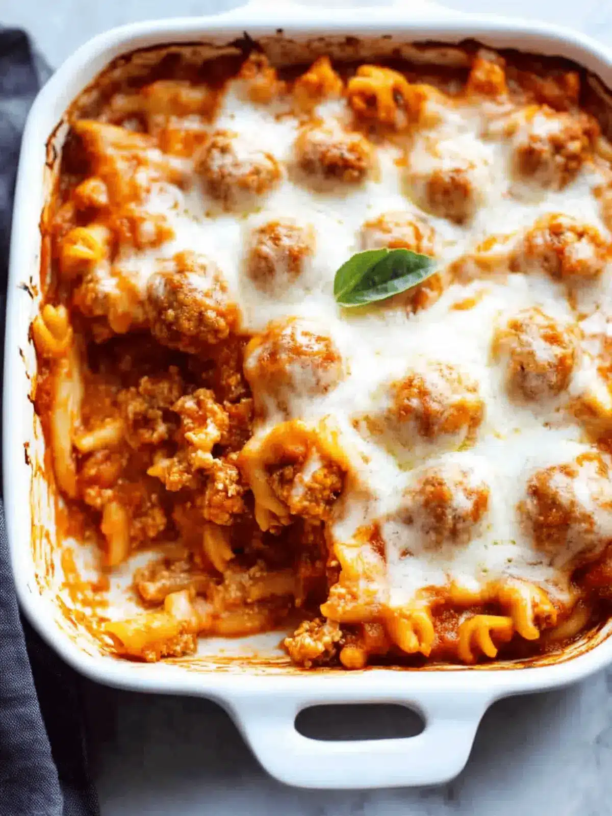 One Pan Meatball Casserole: Quick, Cozy, and Family-Approved 4 One Pan Meatball Casserole: Quick, Cozy, and Family-Approved