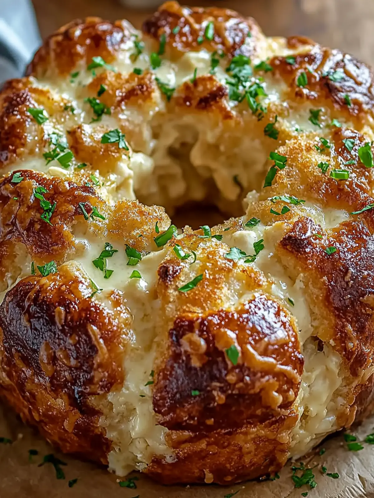 Irresistible Chicken Alfredo Monkey Bread for Cozy Nights 3 Chicken Alfredo Monkey Bread