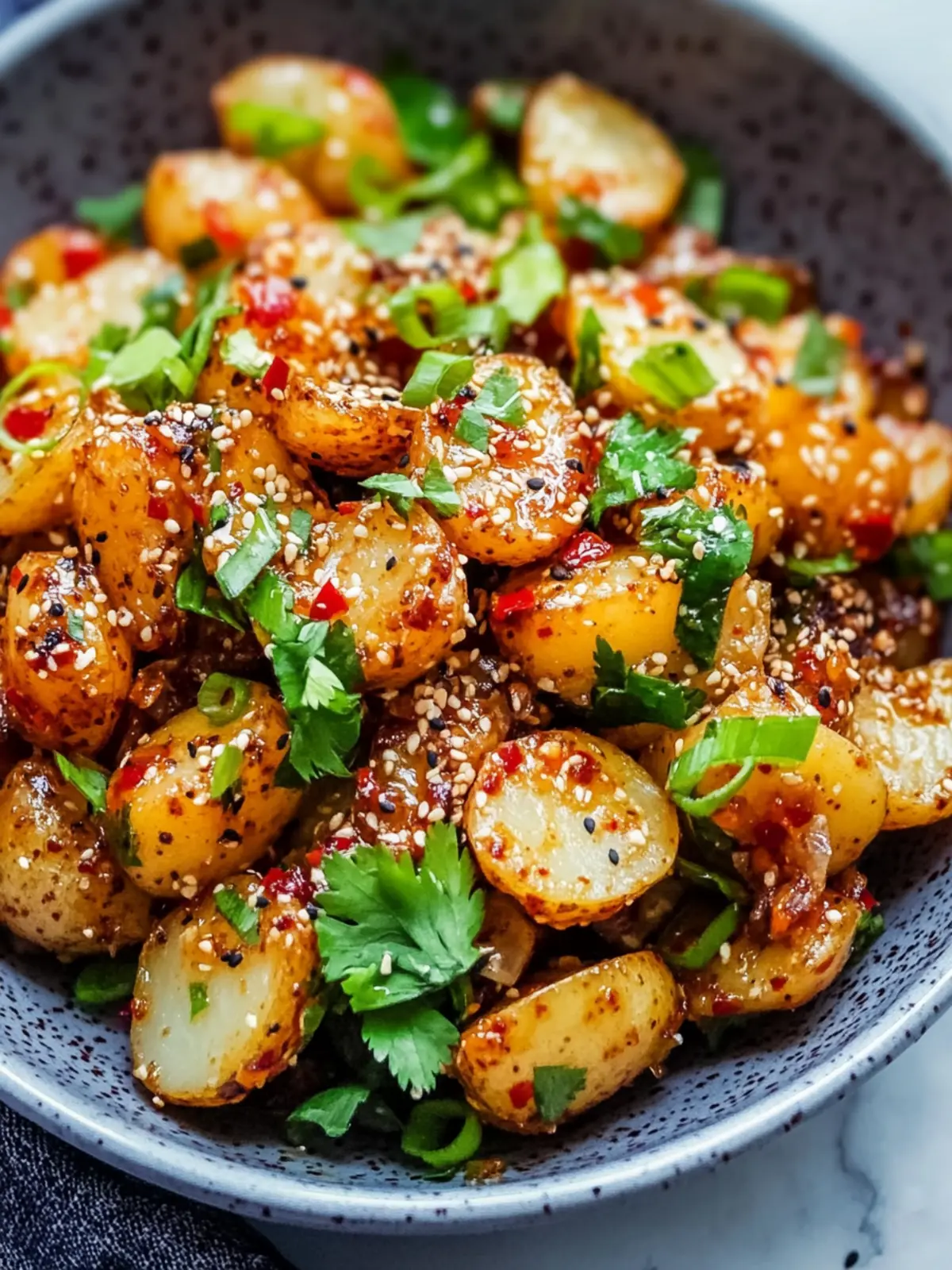 Crispy Gochujang Potato Salad for a Flavor-Packed Feast 2 Crispy Gochujang Potato Salad
