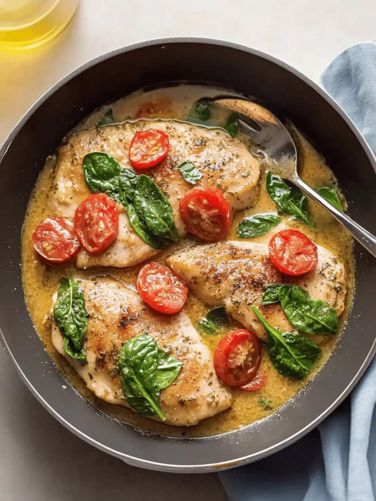 White Wine Spinach Tomato Chicken: Ready in Just 30 Minutes 4 White Wine Spinach Tomato Chicken