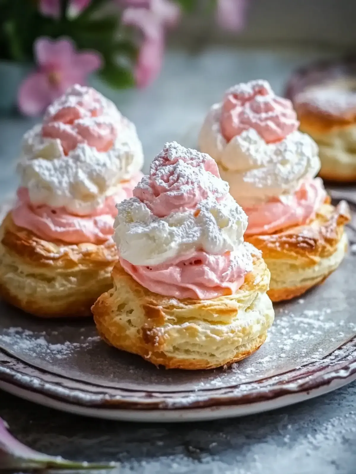 Delicious Rhubarb Cream Puffs: Your New Spring Obsession 3 Delicious Rhubarb Cream Puffs: A Whimsical Spring Delight