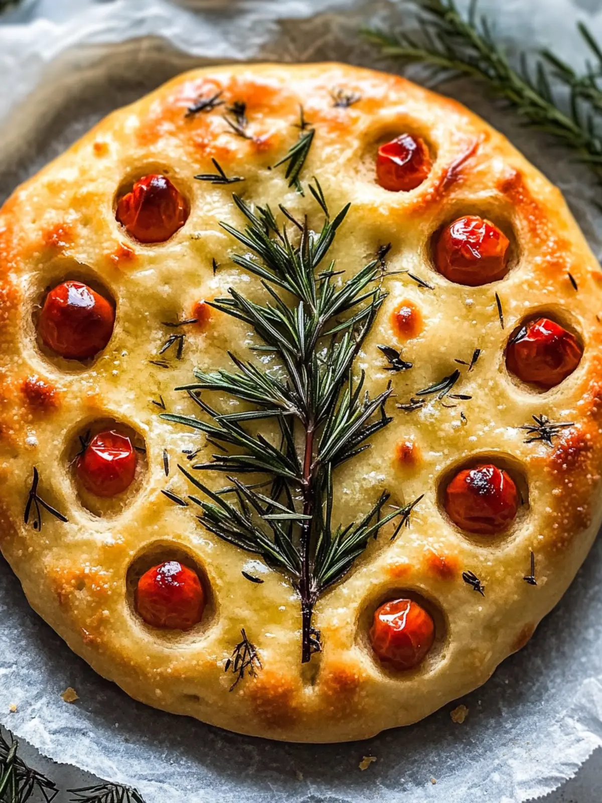Delightful Rosemary Christmas Tree Focaccia to Impress Your Guests 2 Rosemary Christmas Tree Focaccia