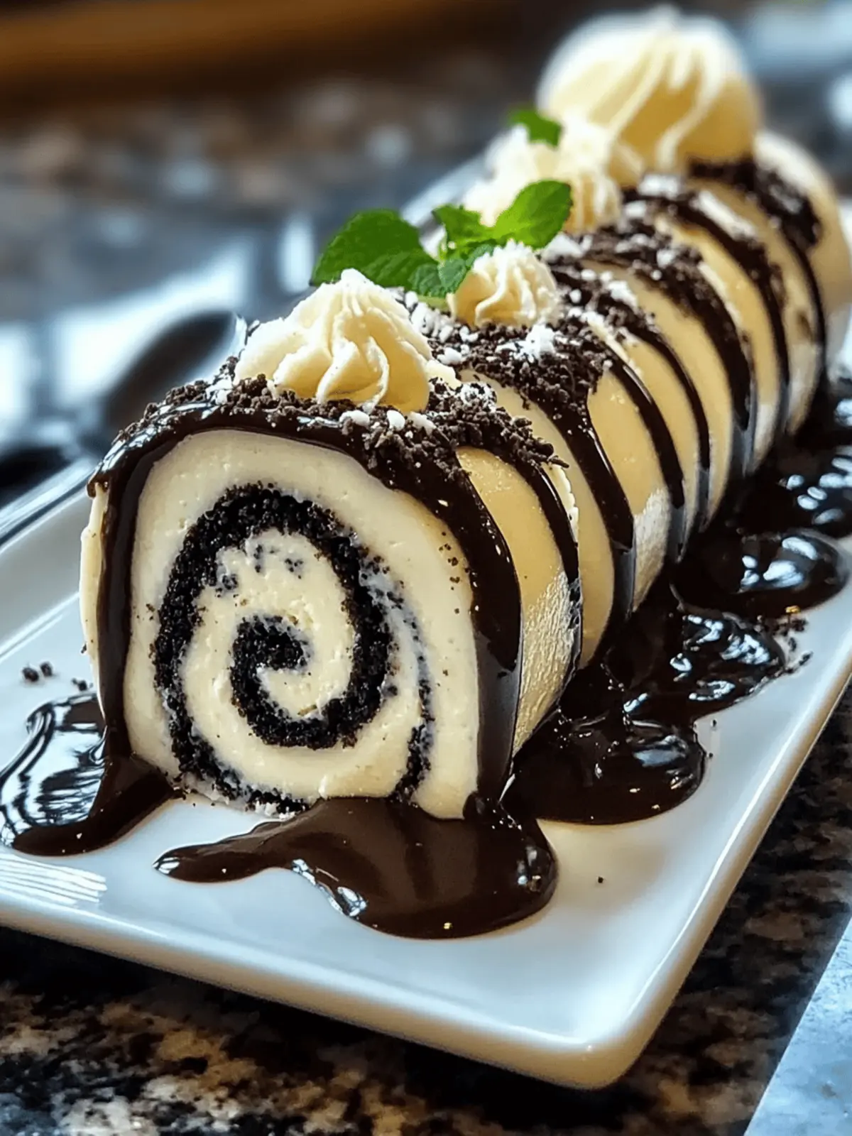 Indulge in No-Bake Oreo Cheesecake Sushi Rolls Today! 3 No-Bake Oreo Cheesecake Sushi Rolls