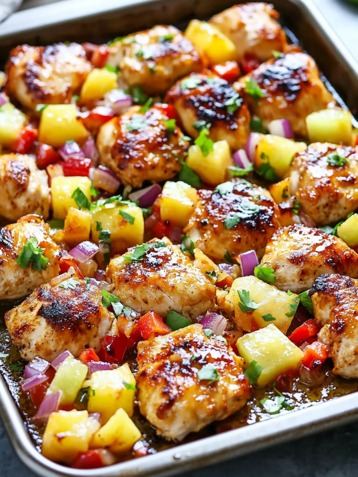 Savory Hawaiian Chicken Sheet Pan Your Easy Family Dinner Delight 4 Hawaiian Chicken Sheet Pan