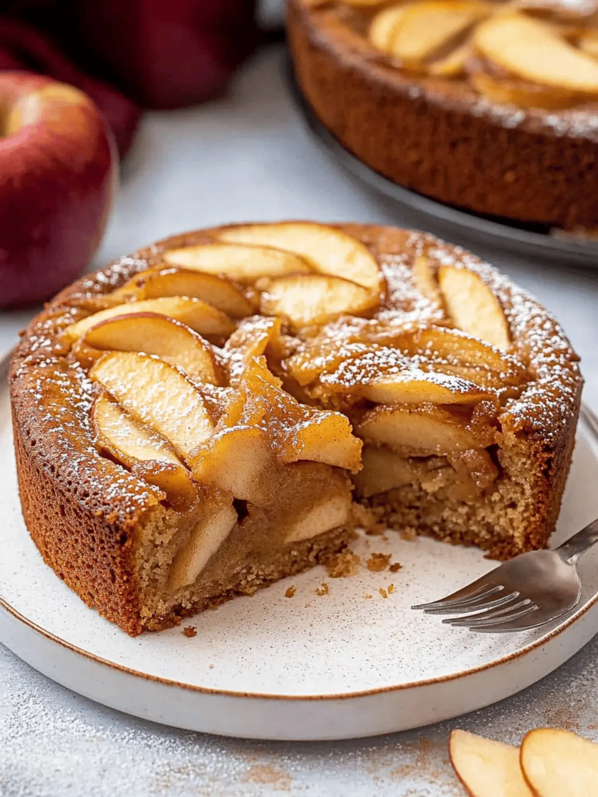 Cinnamon Apple Cake: Easy No-Butter Delight for Fall 2 Cinnamon Apple Cake