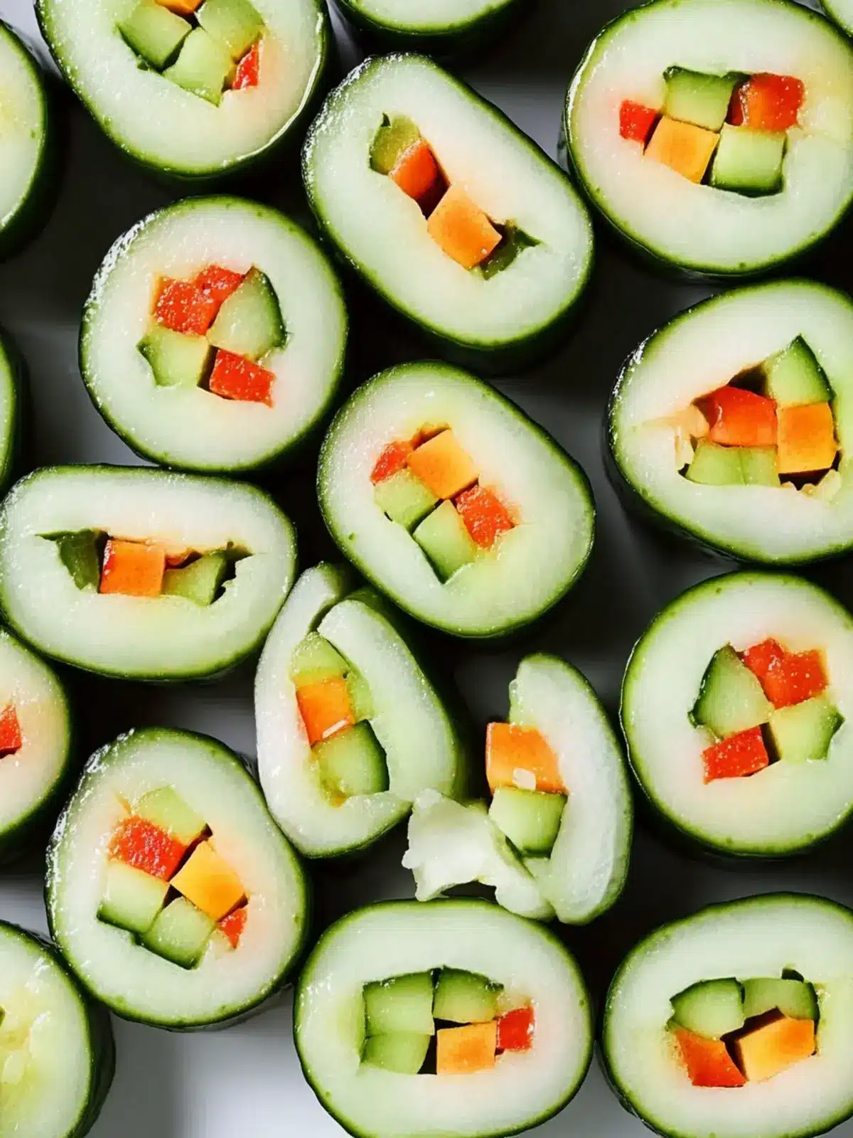 Easy Cucumber Sushi Rolls: Fresh, Fun, and No-Cook Delights 4 Cucumber Sushi