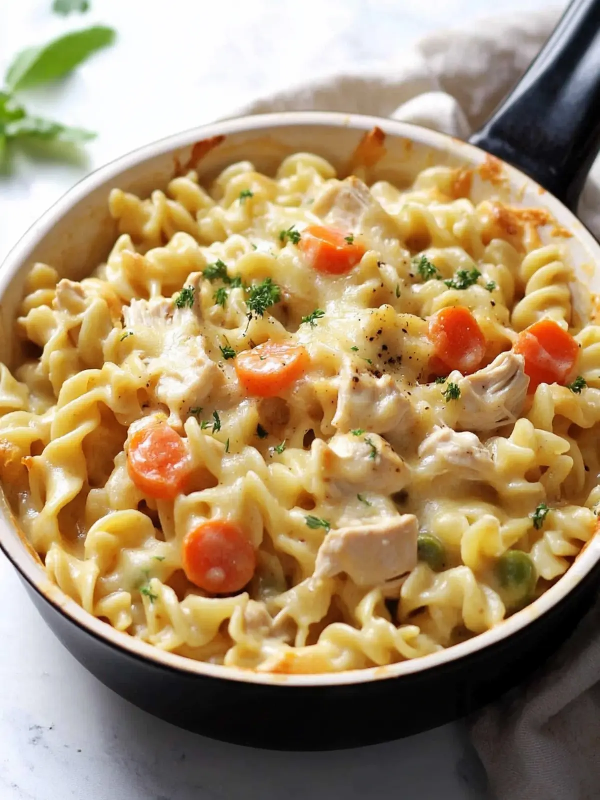 Quick Chicken Pot Pie Pasta: Your Easy Weeknight Comfort Meal 2 Quick Chicken Pot Pie Pasta