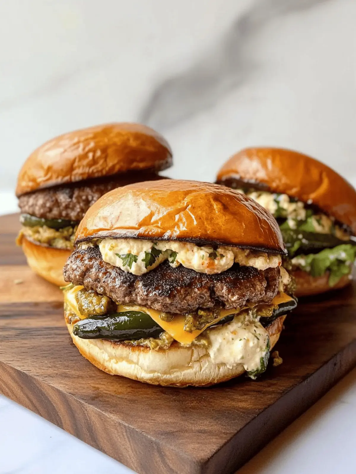 Mouthwatering Poblano Popper Burger Recipe You ll Love 2 Poblano Popper Burger Recipe
