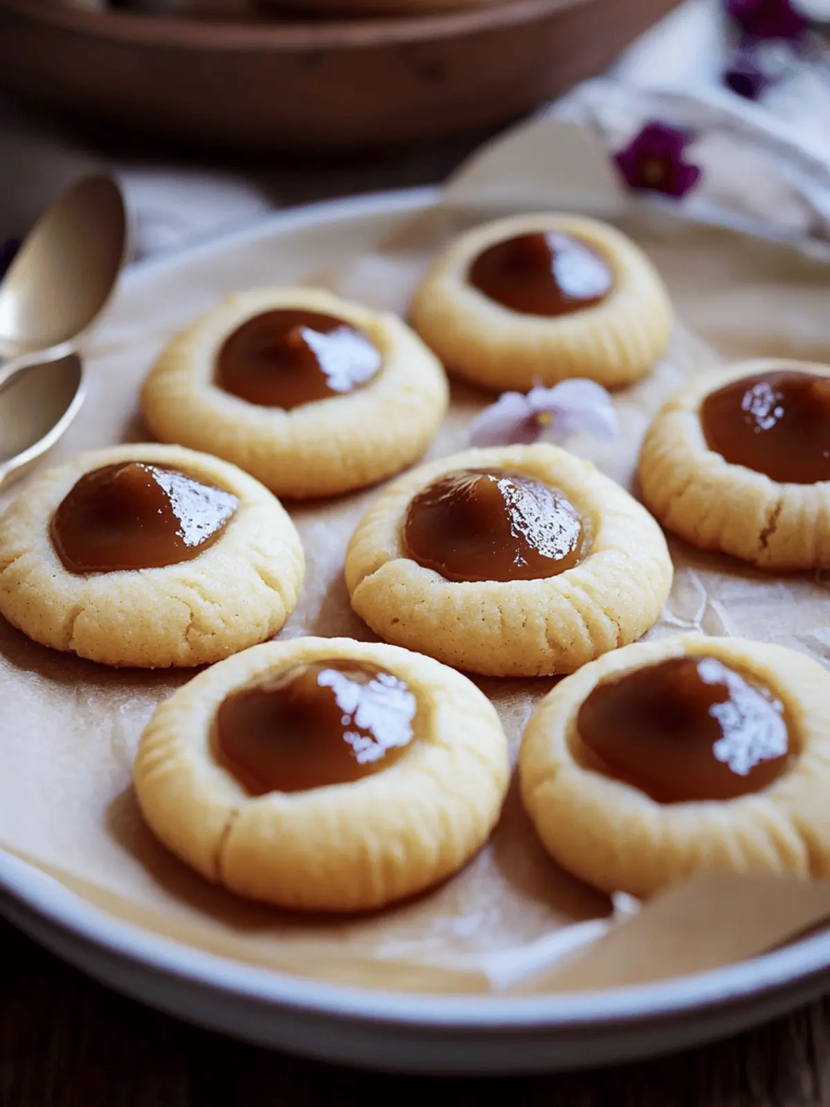 Delicious Dulce de Leche Thumbprint Cookies to Adore 2 Dulce de Leche Thumbprint Cookies