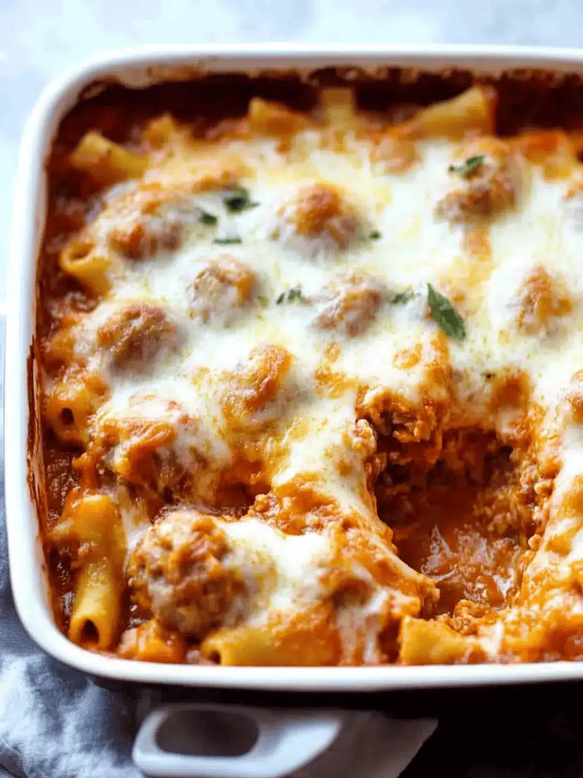 One Pan Meatball Casserole: Quick, Cozy, and Family-Approved 2 One Pan Meatball Casserole: Quick, Cozy, and Family-Approved