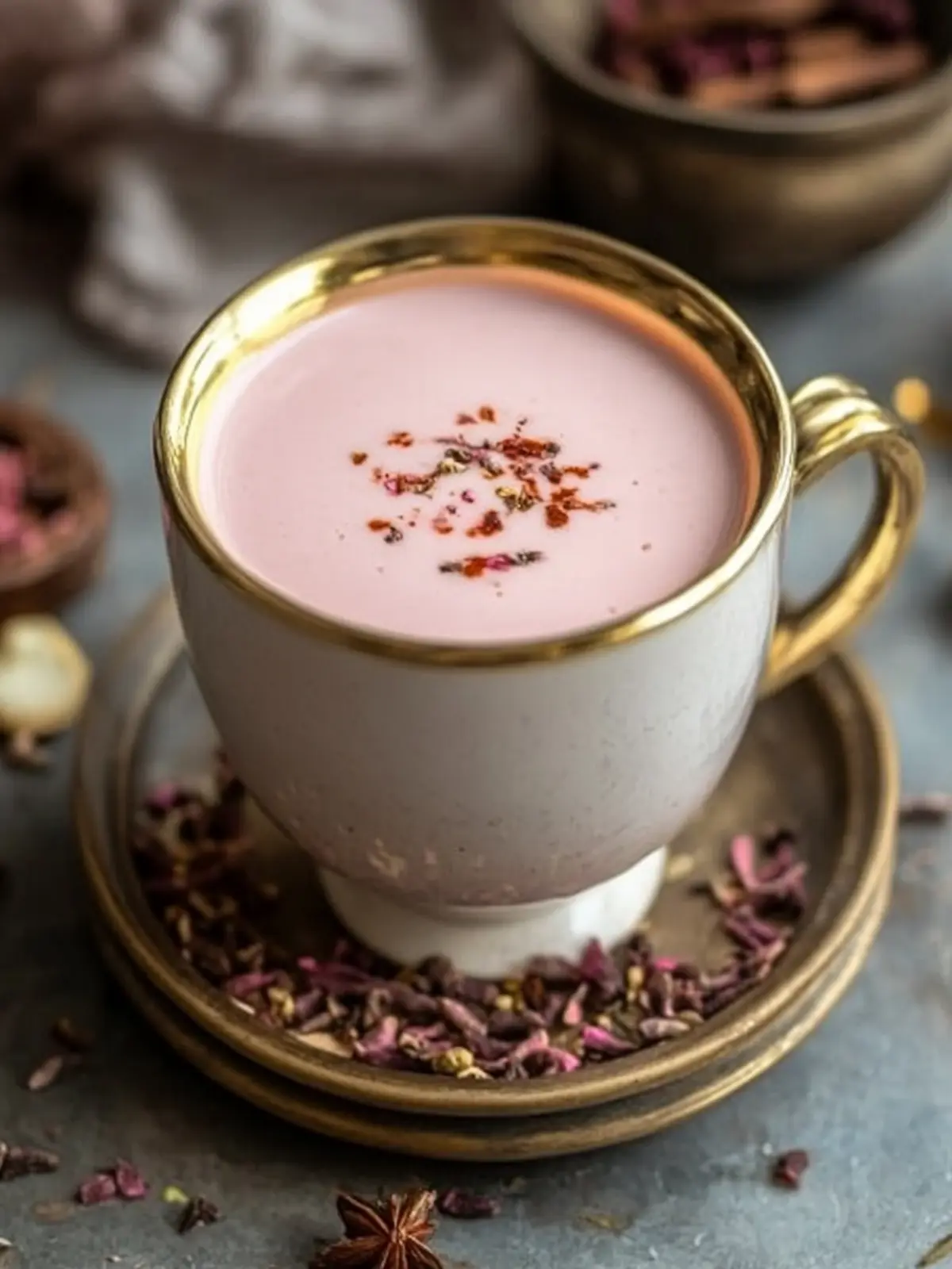 Kashmiri Pink Chai Recipe A Creamy Sip of Himalayan Bliss 4 Kashmiri Pink Chai Recipe