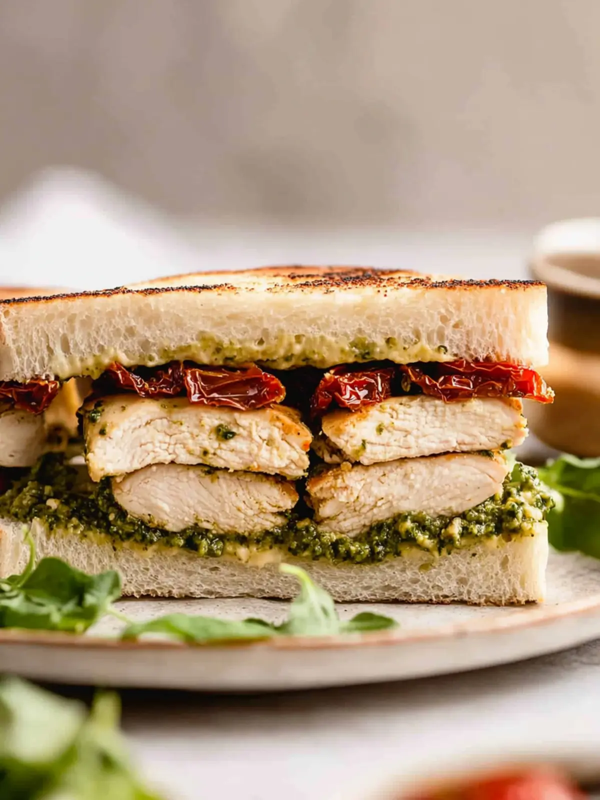 Sun-Dried Tomato Pesto Chicken Sandwich for Summer Bliss 4 Sun-Dried Tomato Pesto Chicken Sandwich