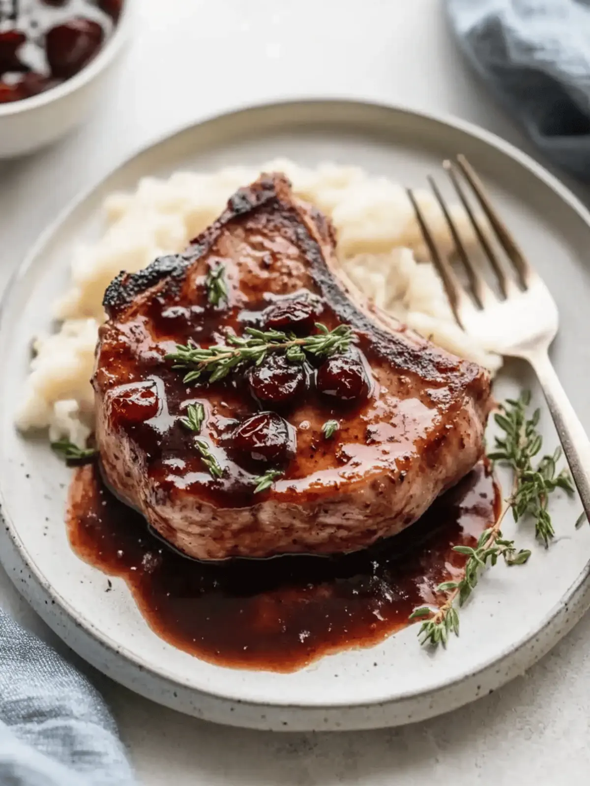 Savory Balsamic Plum Pork Chops for a Quick Elegant Meal 2 Balsamic Plum Pork Chops