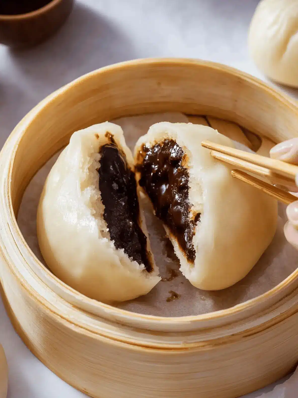 Heavenly Chocolate Steamed Buns That Melt in Your Mouth 4 Chocolate Steamed Buns