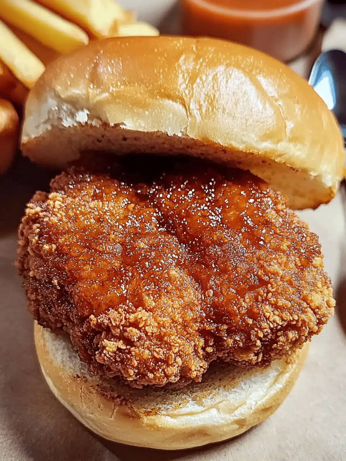 Crispy Hot Honey Chicken Sandwich: Sweet Heat Awaits You 3 Crispy Hot Honey Chicken Sandwich