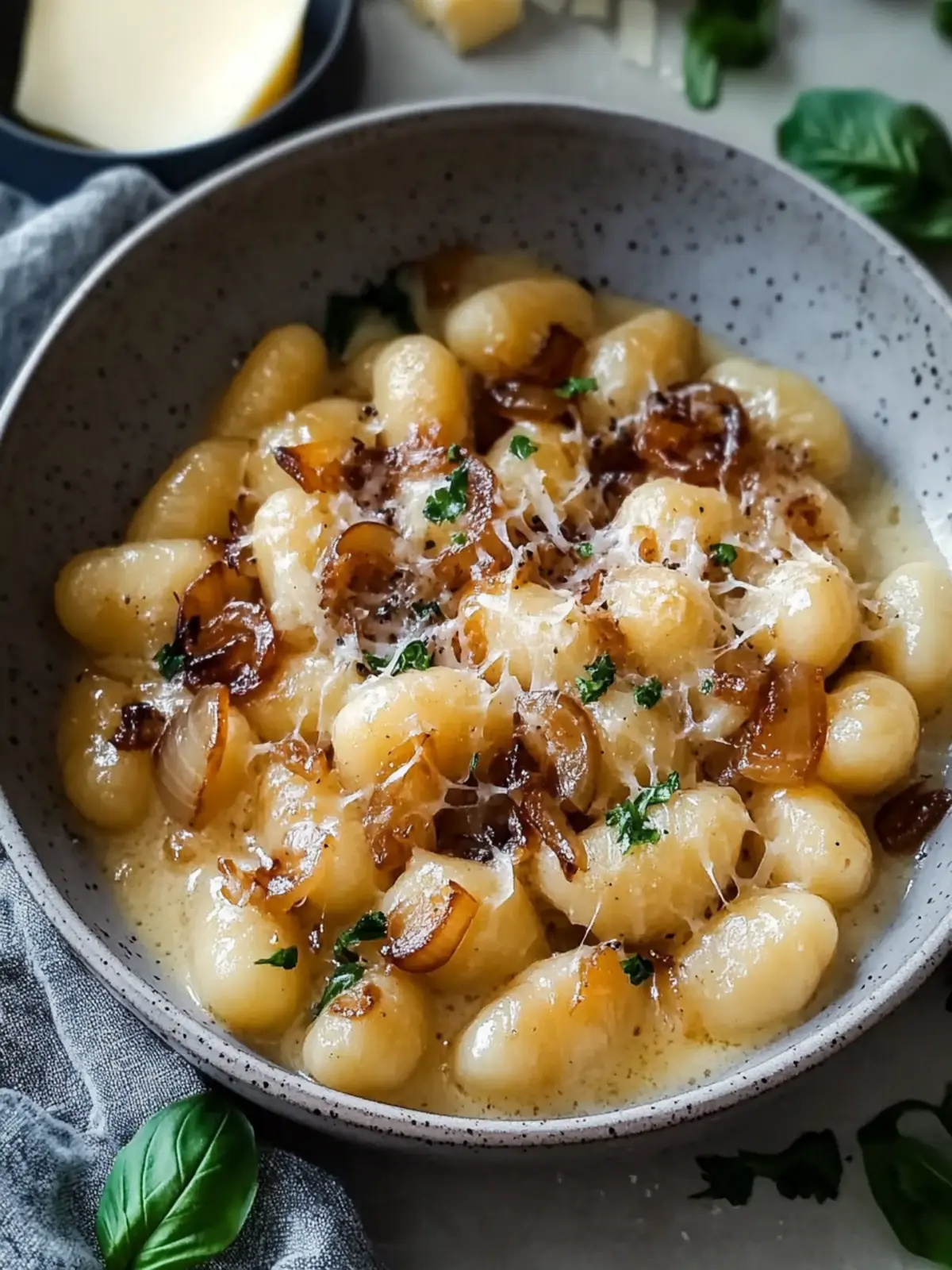 Buttery Gnocchi with Caramelized Onions and Gruy re Bliss Awaits 3 Buttery Gnocchi With Caramelized Onions And Gruy re Bliss
