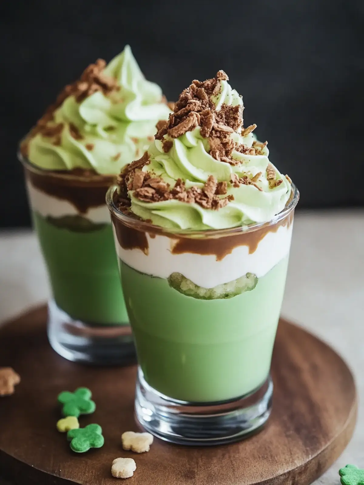 Shamrock Shake Pudding Cups: A Festive Twist on Dessert 2 Shamrock Shake Pudding Cups
