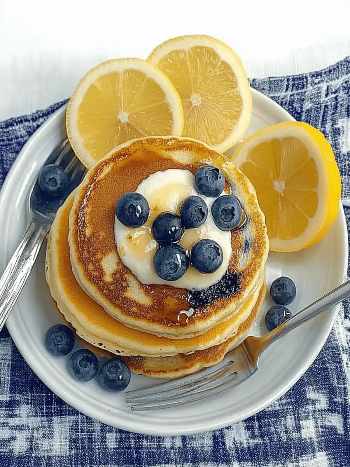 Fluffy Lemon Blueberry Pancakes that Spark Joy in Mornings 4 Lemon Blueberry Pancakes