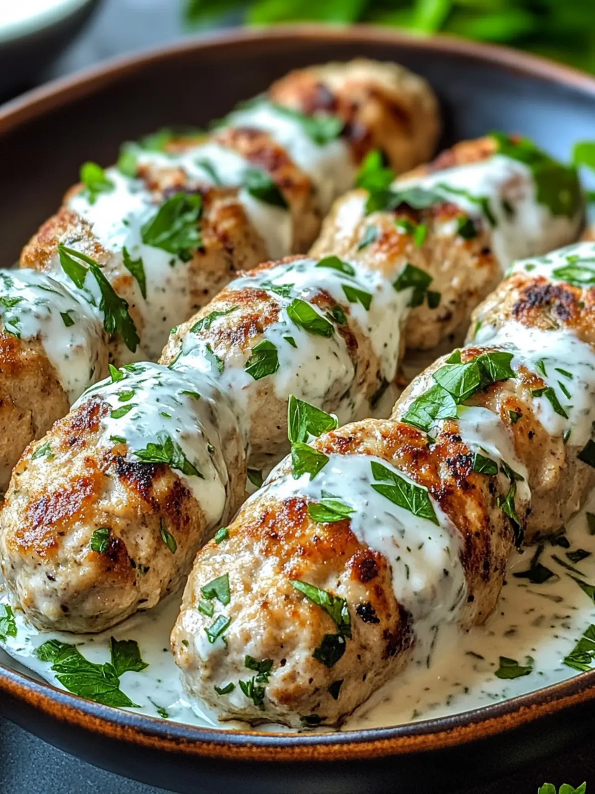 Savor Homemade Chicken Kofta with Garlic Yogurt Sauce Recipe 4 Chicken Kofta with Garlic Yogurt Sauce Recipe: A Must-Try!