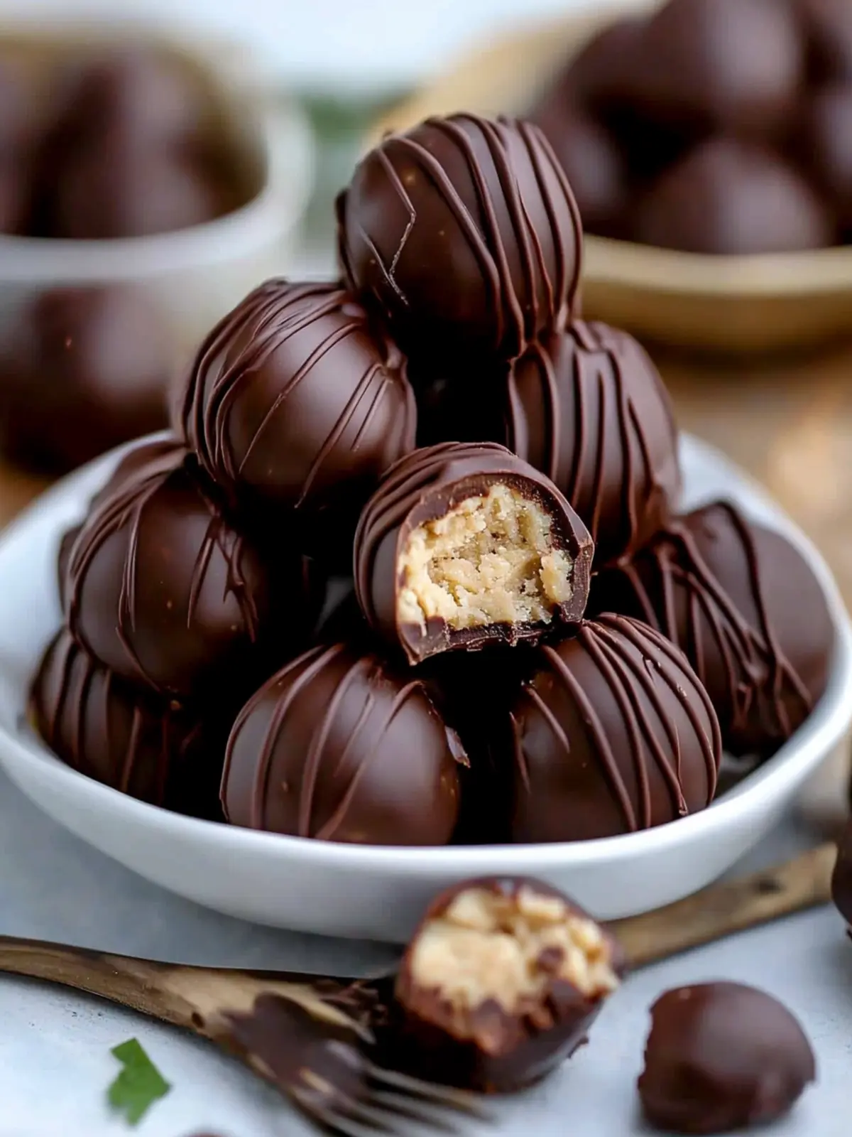 No Bake Chocolate Peanut Butter Balls You Can't Resist 4 No Bake Chocolate Peanut Butter Balls