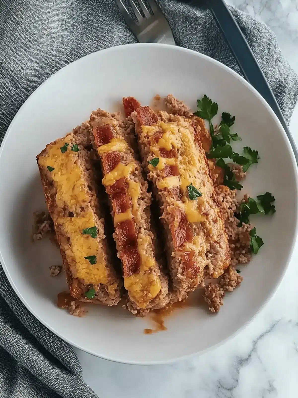 Cheesy Bacon Keto Meatloaf: Ultimate Comfort in Every Bite 4 CHEESY BACON KETO MEATLOAF