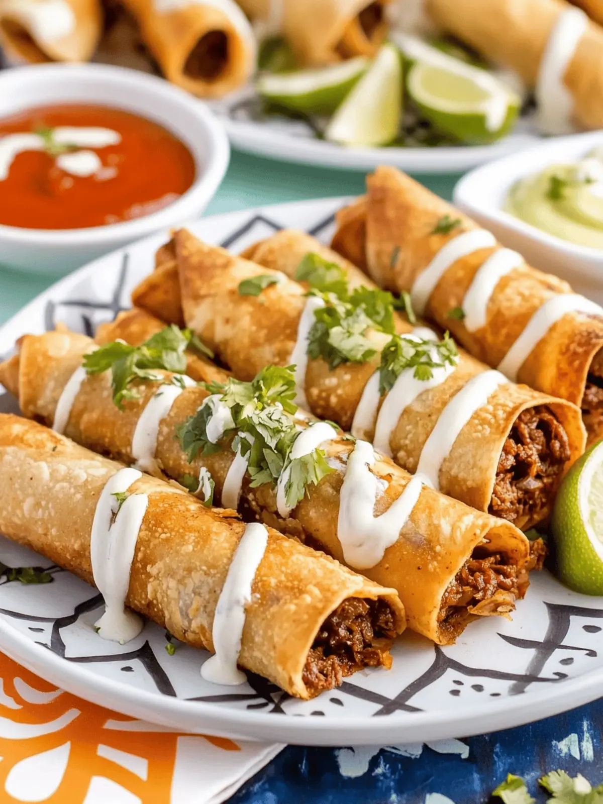 Crispy Air Fryer Beef Taquitos for the Perfect Snack Attack 4 Air Fryer Beef Taquitos