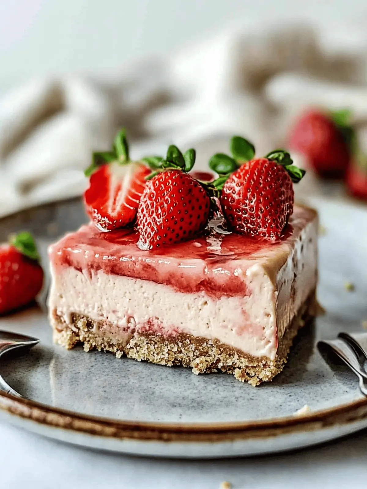Decadent Gluten-Free Vegan Strawberry Cheesecake You ll Love 2 Gluten-Free Vegan Strawberry Cheesecake
