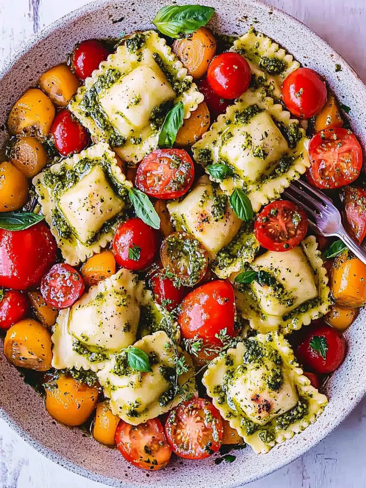 Delicious Pesto Ravioli and Vegetables in Just 30 Minutes 2 Pesto Ravioli and Vegetables