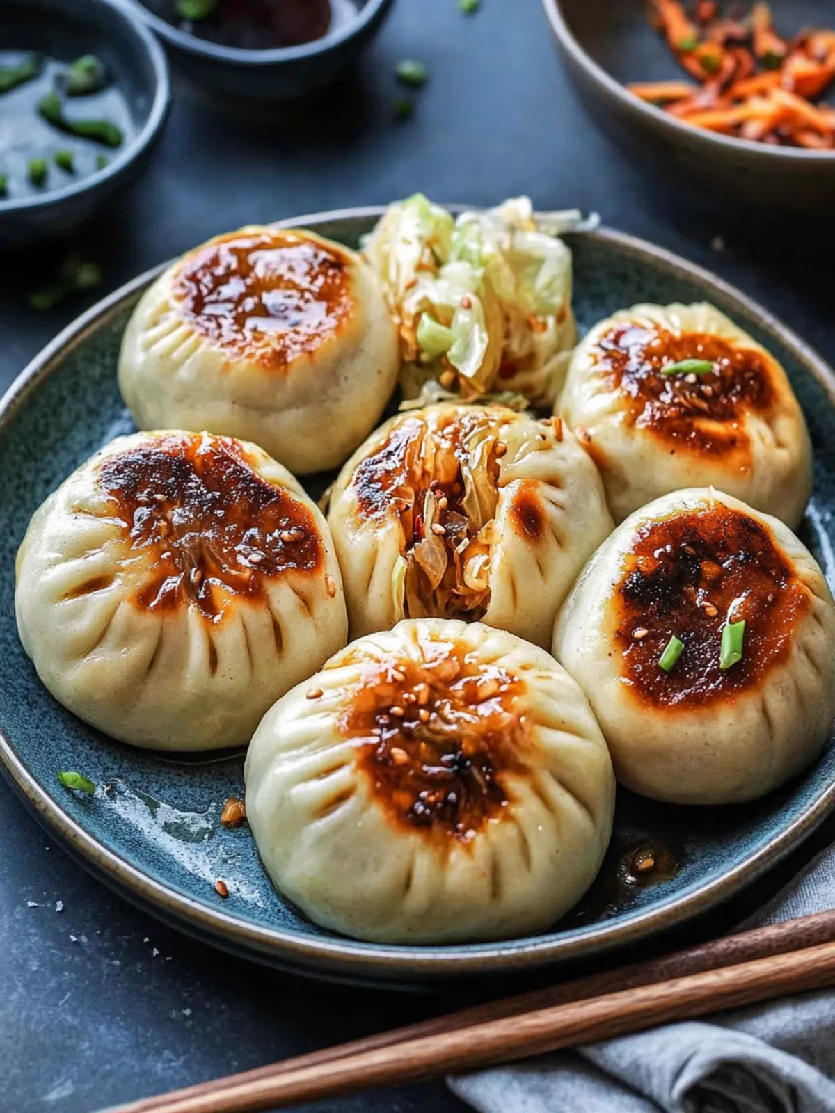 Irresistible Pan-Fried Cabbage and Noodle Buns You ll Love 4 Pan-Fried Cabbage and Noodle Buns