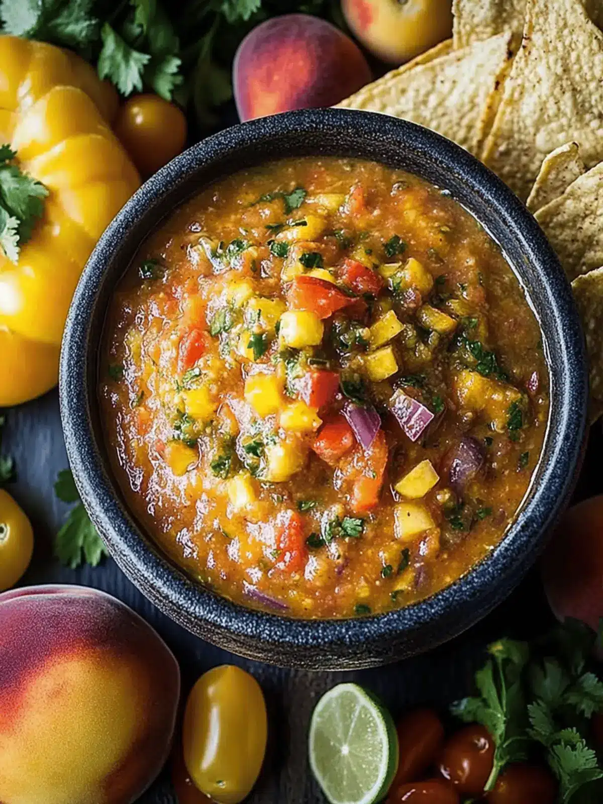Roasted Peach Salsa: Sweet and Smoky Summer Vibes 3 Roasted Peach Salsa: Sweet and Smoky Summer Vibes