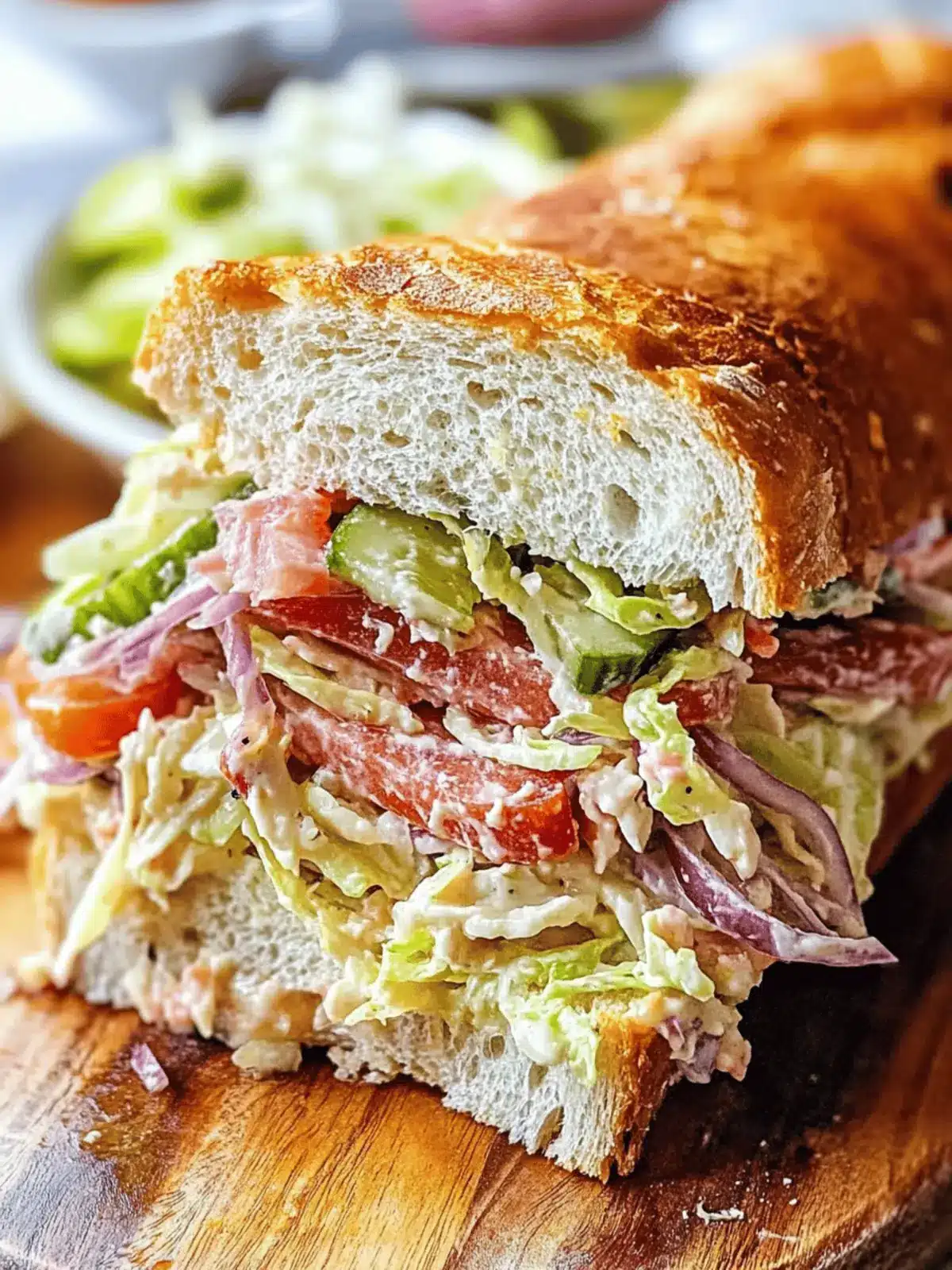Italian Grinder Salad Sandwich TikTok s Must-Try Delight 3 Italian Grinder Salad Sandwich (TikTok Viral Recipe)